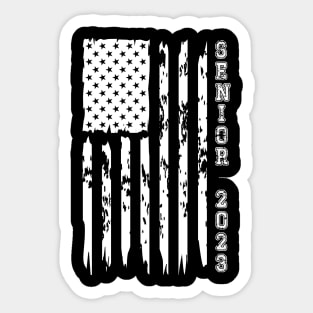 Senior Class of 2023 vintage flag USA Sticker